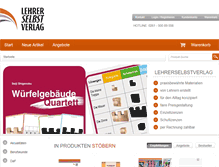 Tablet Screenshot of lehrerselbstverlag.de